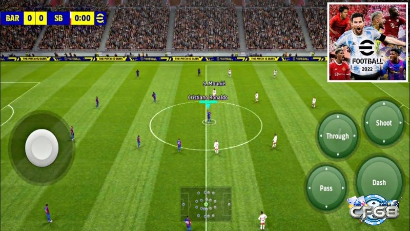 eFootball™ 2022 cải tiến đồ họa, điều khiển và lối chơi chiến thuật
