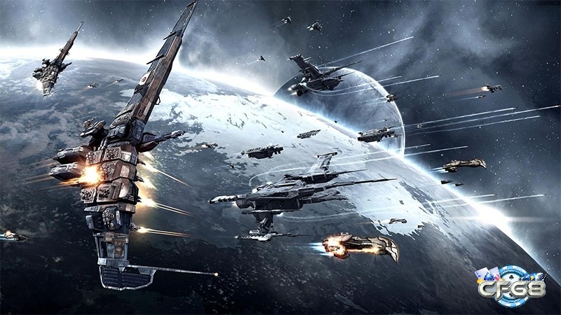 Trong Game EVE Online, người chơi nhập vai phi công không gian được gửi đến các vùng thiên hà mới để khám phá