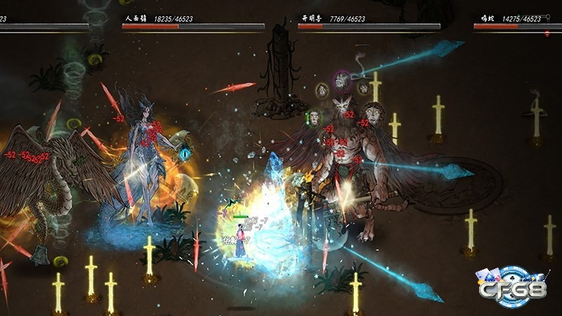 Game Tales of Immortal sở hữu đồ họa 2D phong cách pixel art độc đáo
