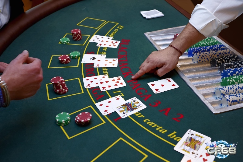 Những hành động có thể xảy ra trong các lượt đấu trong Blackjack