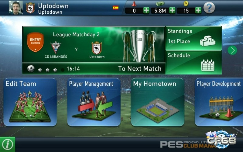 eFootball Mobile và PES Club Manager chú trọng tính chiến thuật và độ chân thực cao