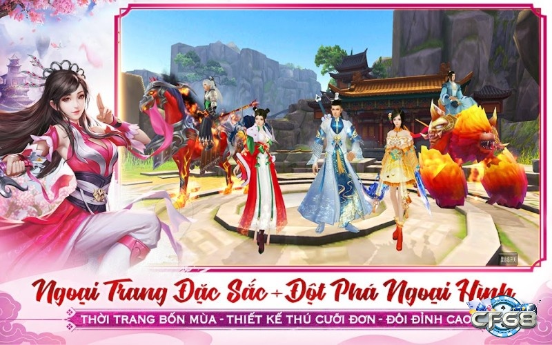 Tân Thiên Long Mobile sở hữu đồ họa 3D sắc nét, tái hiện tinh hoa kiếm hiệp