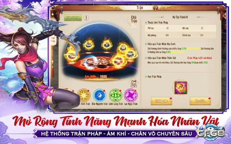 Tùy biến sức mạnh với cường hóa, ngọc, thú 