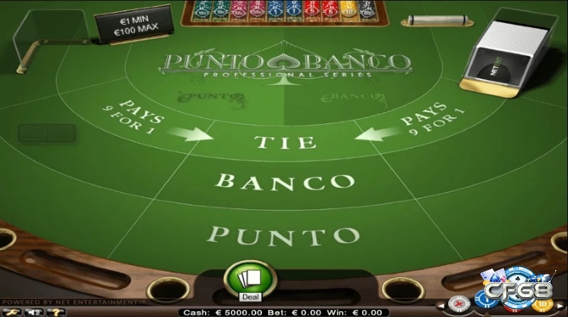 Mini Baccarat – phiên bản đơn giản và nhanh hơn của Punto Banco.