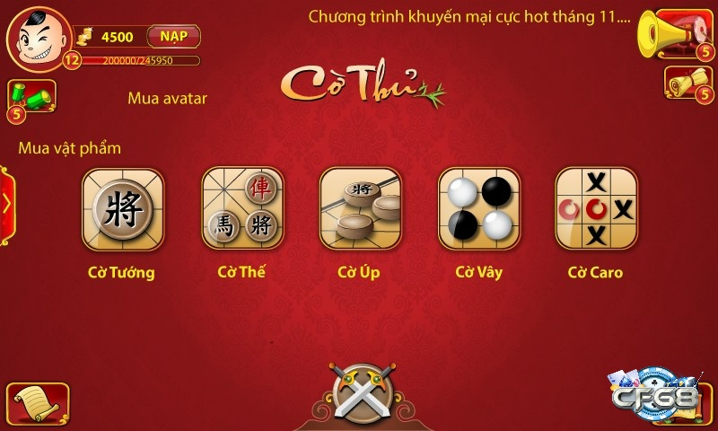 Cờ Thủ chú trọng vào hệ thống xếp hạng chuyên nghiệp, có tính năng phân tích ván cờ giúp người chơi rèn luyện và cải thiện trình độ