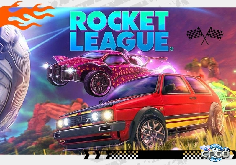 Bóng đá tốc độ cao cùng xe phản lực Rocket League