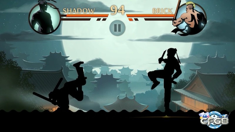 Shadow Fight 2 cũng là một tựa game offline hay cho iOS với lối chơi đối kháng hấp dẫn
