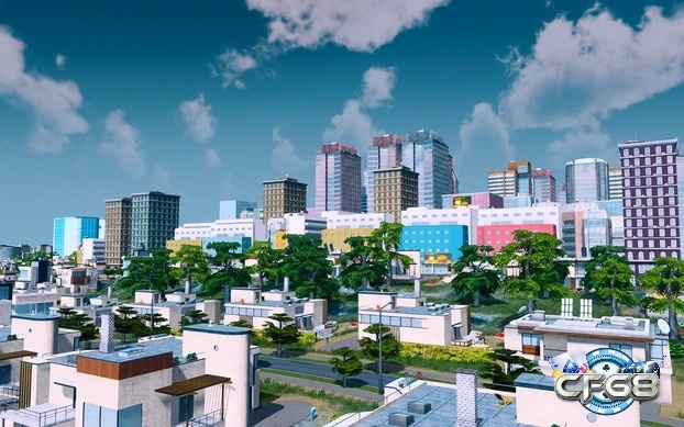 Cities: Skylines nổi bật với khả năng mô phỏng và quản lý xây dựng thành phố chi tiết