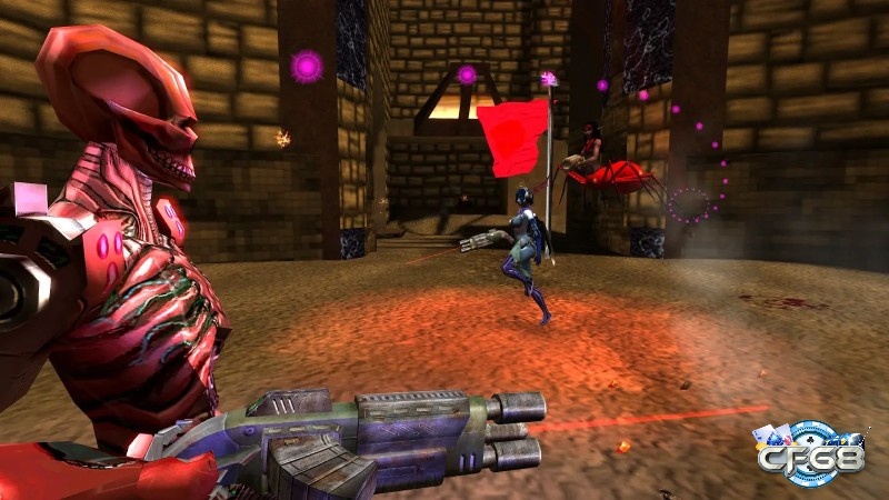 Open Arena giữ trọn tinh thần FPS retro, nhịp độ nhanh và thách thức phản xạ người chơi