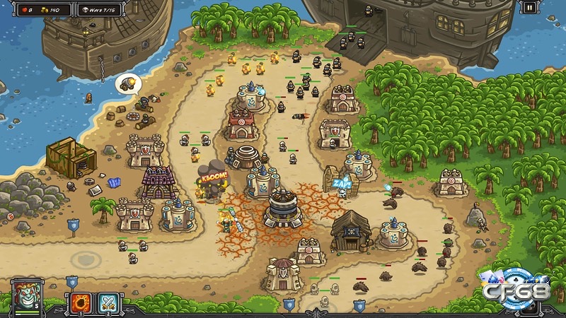 Kingdom Rush – series game thủ thành kinh điển, hấp dẫn mọi thế hệ game thủ.