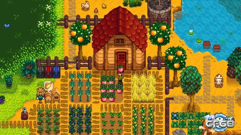 Stardew Valley là một trong những game nông trại PC nổi tiếng được nhiều game thủ yêu thích