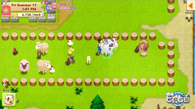 Harvest Moon: Light of Hope là một game nông trại kinh điển và vô cùng nổi tiếng