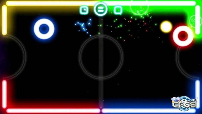 Glow Hockey 2 – Trò chơi mô phỏng bóng bàn với hiệu ứng neon đẹp mắt, dễ gây nghiện