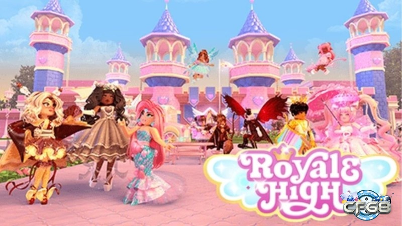 Royale High gây ấn tượng bởi bối cảnh học đường hoàng gia kết hợp thời trang độc đáo và thế giới phong phú