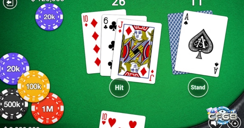 Người chơi tính điểm xì dách dựa trên giá trị từng lá bài lá số giữ nguyên điểm lá J Q K đều tính 10 điểm giúp tổng điểm dễ dàng xác định