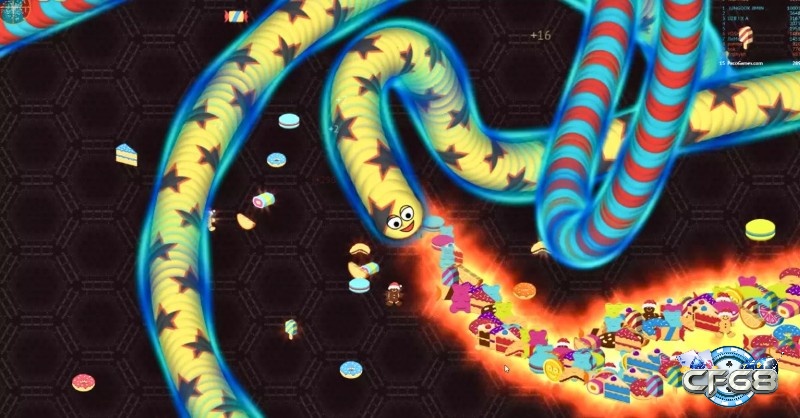 Bắt đầu dễ dàng và điều khiển thông minh là chìa khóa để thành công trong game con rắn Wormate io.