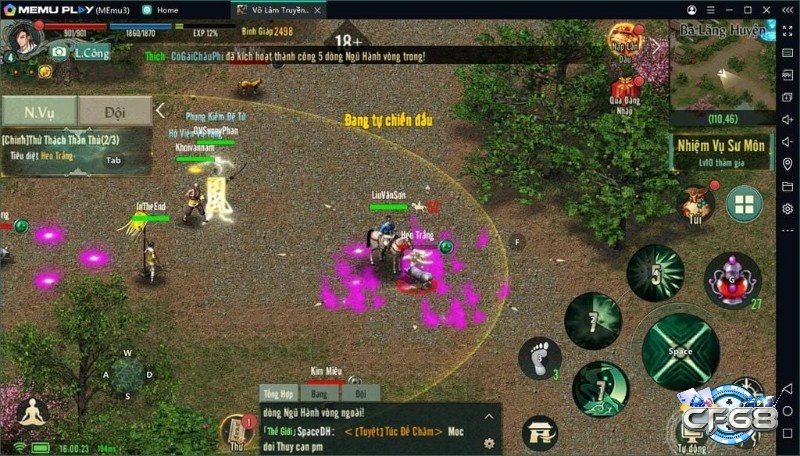 Cơ chế nhập vai trong game võ lâm trên PC ngày nay được nâng cấp mạnh mẽ, giúp thực sự hóa thân thành nhân vật