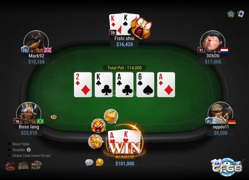 Mỗi vòng cược Texas Holdem 2025 đều mang đến cơ hội và thách thức, đòi hỏi sự quan sát và tính toán kỹ lưỡng.