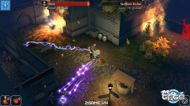 Cách điều khiển bằng vẽ biểu tượng skill tạo nên điểm nhấn thú vị cho Eternium, khác biệt với nhiều game cùng thể loại