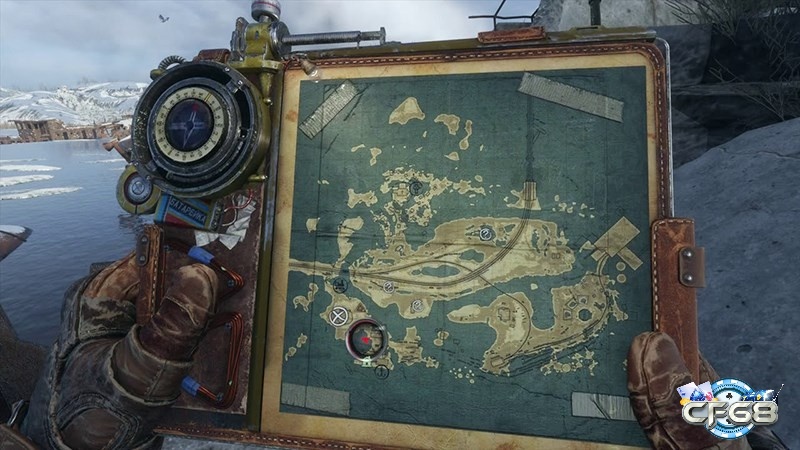 Bản đồ trong game Metro Exodus được xây dựng rộng lớn với nhiều khu vực đa dạng khác nhau