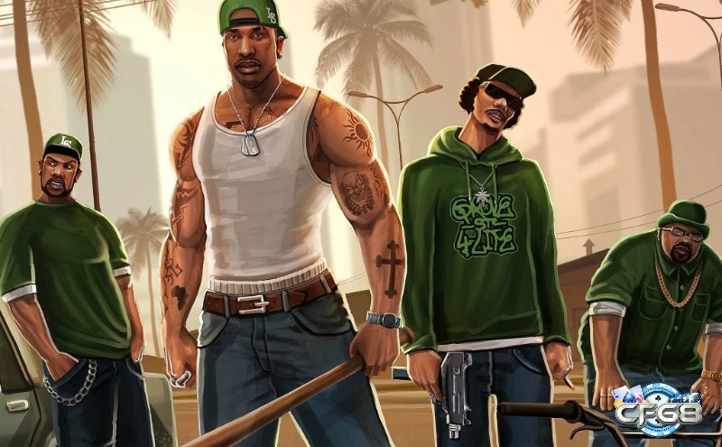 GTA San Andreas tạo nên một thành phố rộng lớn với gameplay tự do đậm chất hành động