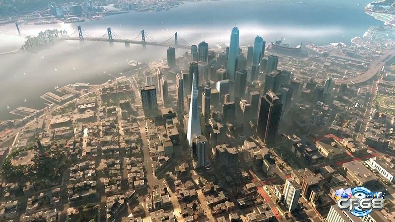 Thành phố San Francisco trong game được tái hiện một cách sống động trở thành một phần quan trọng của game