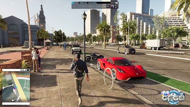 Game Watch Dogs 2 có đồ họa chân thực và sống động tái hiện thành phố San Francisco một cách tỉ mỉ và đẹp mắt