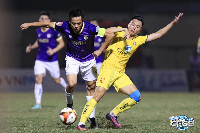 Trận đấu giữa CLB Hà Nội và CLB Thanh Hóa cho kèo hai phần tư bóng đá