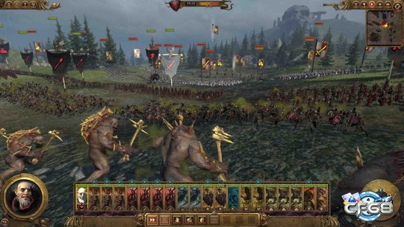 Thế giới Warhammer tái hiện những trận chiến quy mô khổng lồ, nơi chiến thuật và sức mạnh cùng lên ngôi.