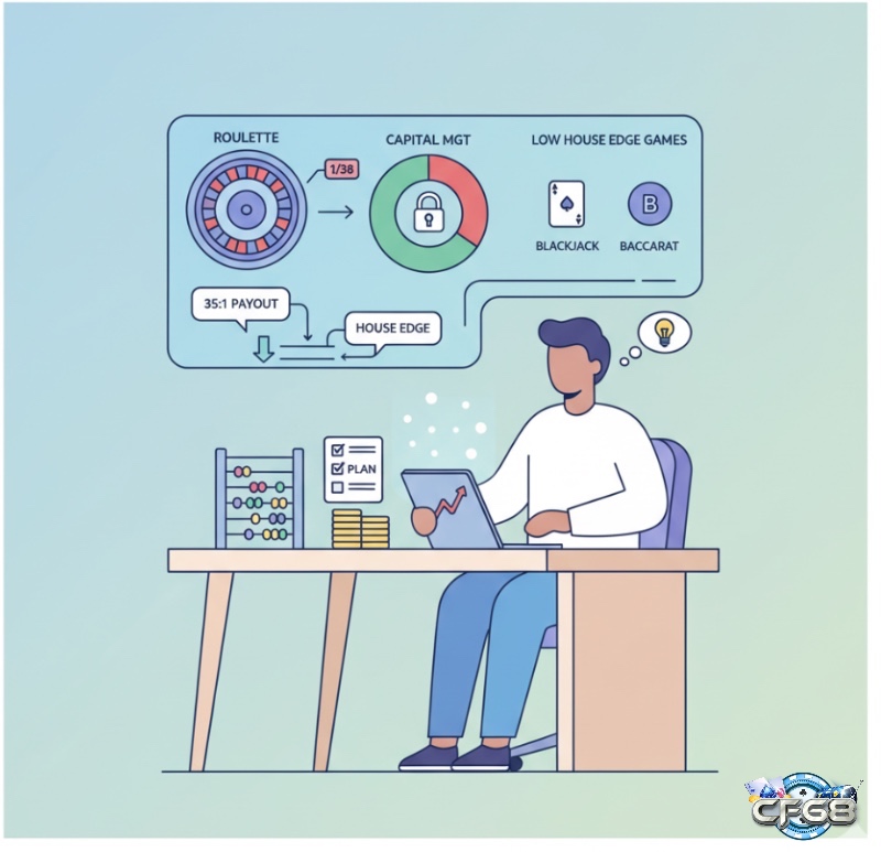 Người chơi casino phân tích xác suất và quản lý vốn hiệu quả để tối ưu trải nghiệm giải trí