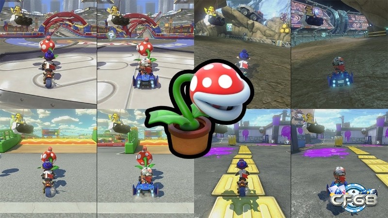 Chiến thuật vị trí và vật phẩm tạo nên bản sắc Mario Kart