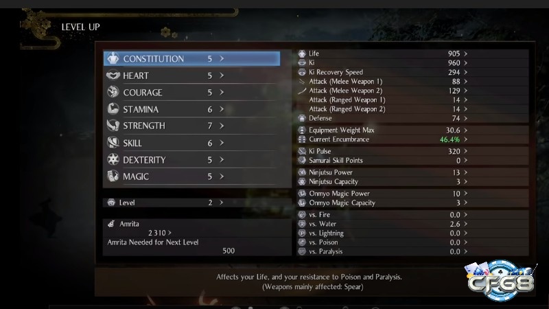 Hệ thống nâng cấp sức mạnh chuyên sâu giúp bạn phát triển nhân vật của mình theo các chiều hướng khác nhau