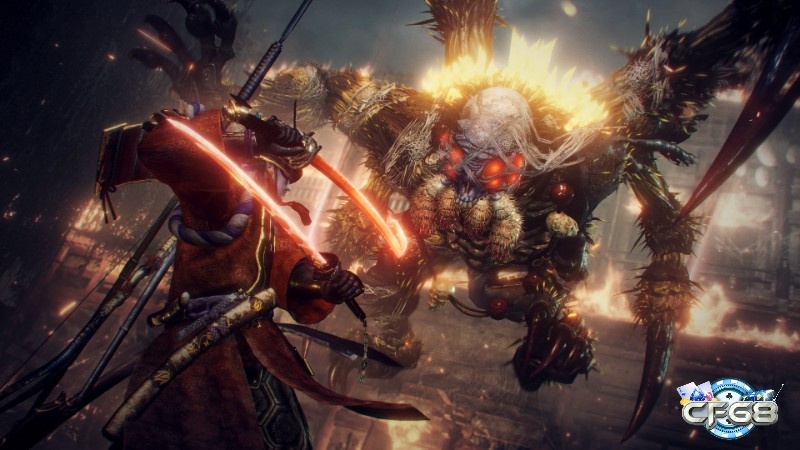 Game Nioh 2 có đồ họa đẹp mắt mang đậm chất u ám và nghệ thuật