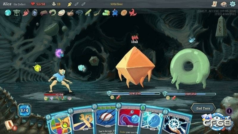 Slay the Spire cuốn ở chiến thuật thẻ bài roguelike, dung lượng nhẹ nhưng chơi mãi không chán