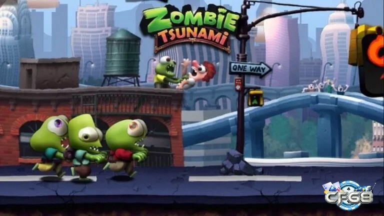 Zombie Tsunami là game endless runner độc đáo khi bạn điều khiển cả đoàn quân zombie thay vì một nhân vật duy nhất