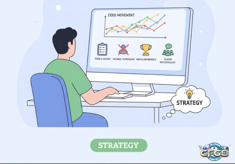 Bằng cách theo dõi tỷ lệ kèo Tài/Xỉu do nhà cái đưa ra và điều chỉnh, người chơi đánh giá được các yếu tố chi phối biến động kèo