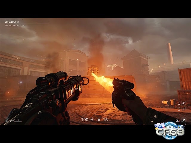 Hai khẩu súng khai hỏa liên tục trong một trận đánh hỗn loạn