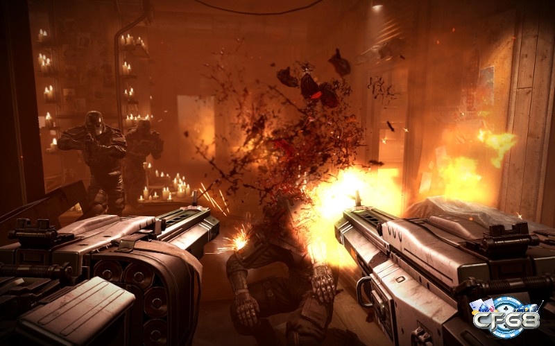 Khu vực rộng với nhiều hướng tiếp cận và vật thể che chắn