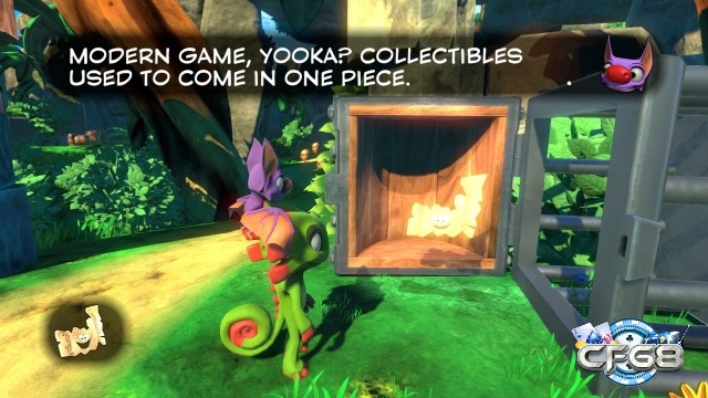 Nhân vật đứng giữa khu vực rộng, nhiều điểm không được hướng dẫn cụ thể