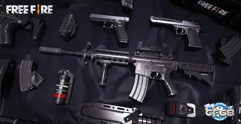 cách leo rank Free Fire bằng lựa chọn vũ khí phù hợp với phong cách chiến đấu