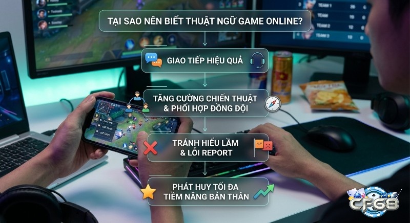 Lưu đồ lợi ích khi nắm vững thuật ngữ game online để nâng cao trải nghiệm chiến thuật và giao tiếp hiệu quả