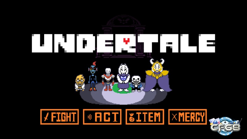 Undertale với nhân vật Frisk khám phá thế giới ngầm đầy sinh vật kỳ lạ