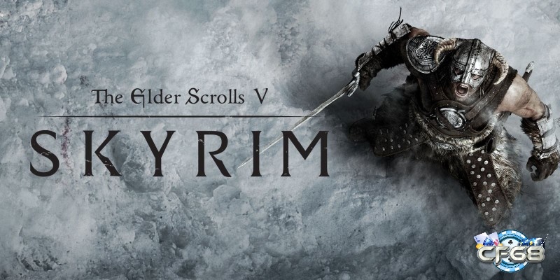 Skyrim với nhân vật chiến đấu cùng rồng trong thế giới mở fantasy