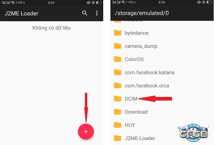 hướng dẫn cách chơi game java trên android bằng file JAR