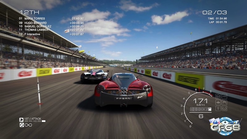 GRID Autosport là game tay cầm ios dành cho fan đua xe chân thực