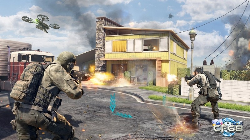 Call of Duty Mobile là game hỗ trợ tay cầm ios cho người thích bắn súng