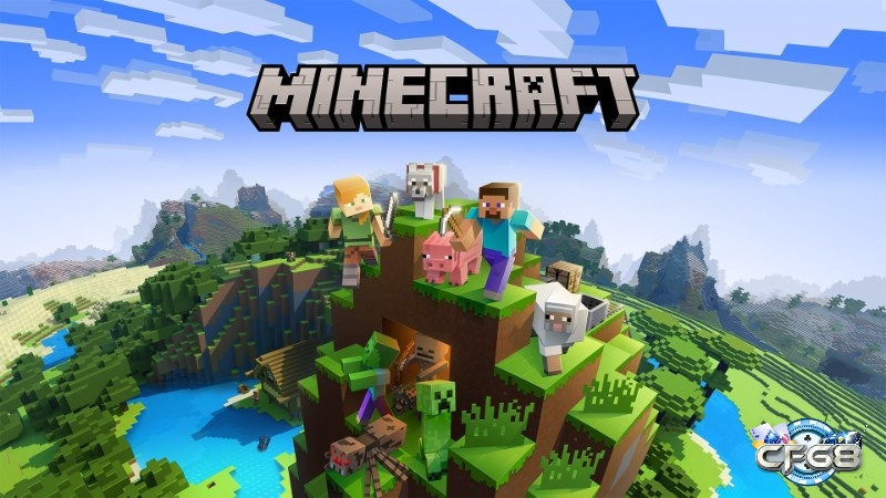 Minecraft là game hỗ trợ tay cầm ios phù hợp với xây dựng và sinh tồn