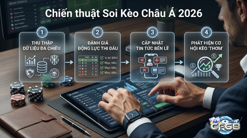 Chiến thuật soi kèo châu Á là gì 2026 tối ưu lợi nhuận bằng phân tích dữ liệu, động lực thi đấu, tin tức, phát hiện kèo thơm trên màn hình máy tính và tablet